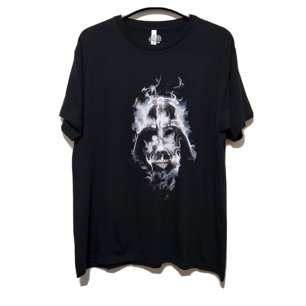 Lucas Flim Ltd. Darth Vader Smoked Graphic T-Shirt 100% Cotton Size XL